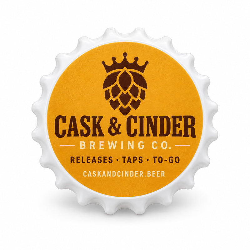 Branded Brewery Bottle Opener Magnets