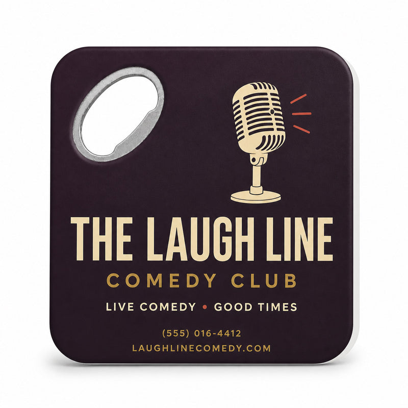 Comedy Club Bottle Opener Magnets