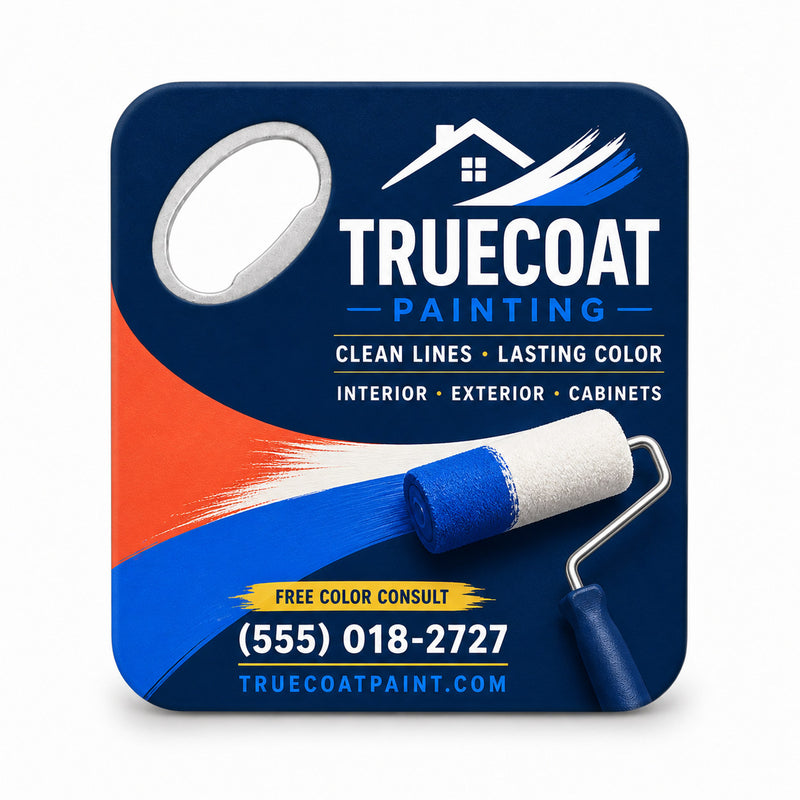 Painting Company Logo Opener Magnets