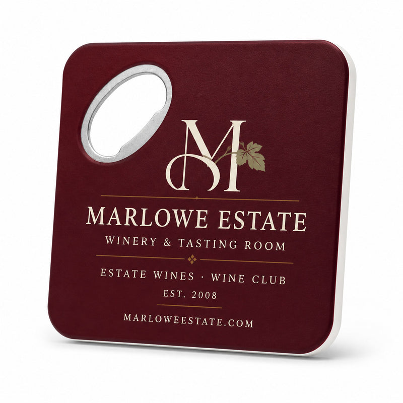 Personalized Winery Bottle Opener Magnets