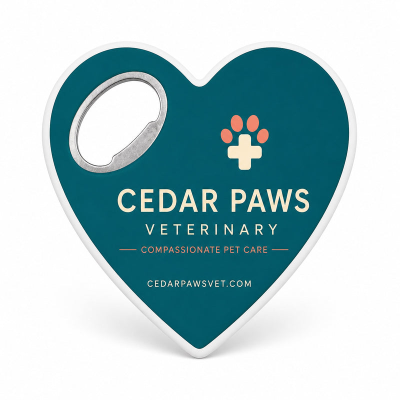 Veterinary Clinic Bottle Opener Magnets