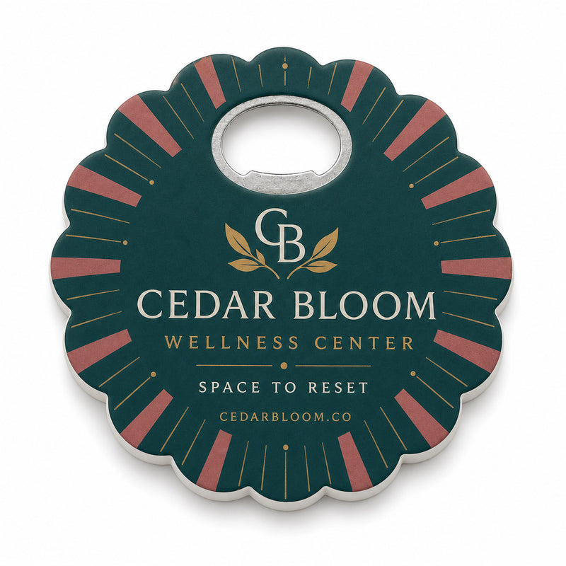 Wellness Center Bottle Opener Magnets