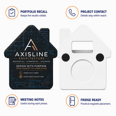 Architecture Firm custom logo bottle opener magnet - product features