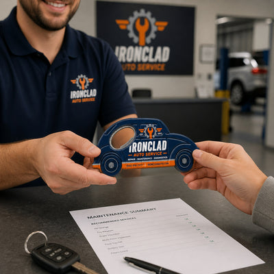 Auto Repair Shop custom logo bottle opener magnet - promotional bottle opener magnet