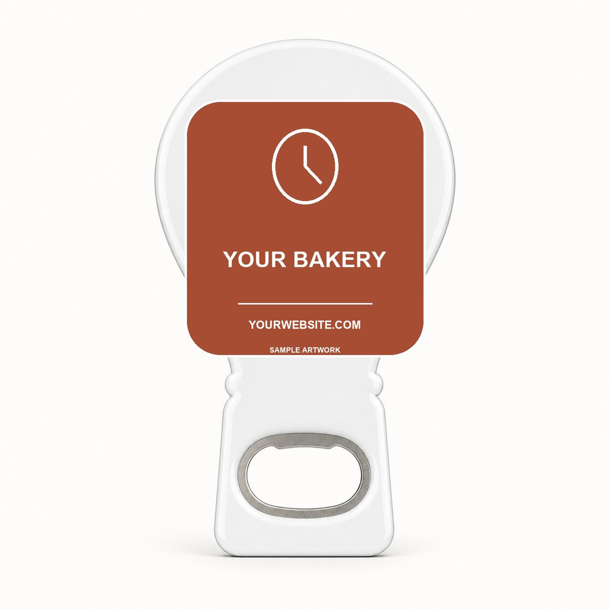 Bakery Logo Bottle Opener Magnets