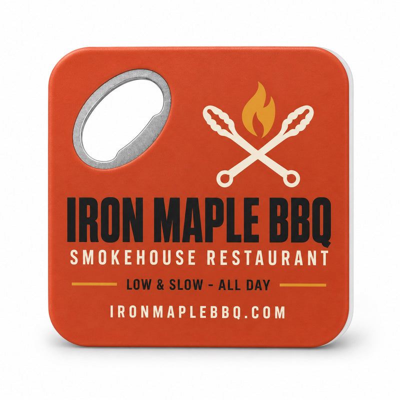 Barbecue Restaurant Bottle Opener Magnets