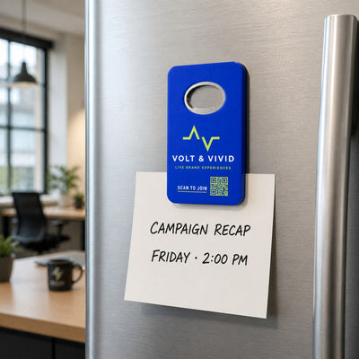 Brand Activation custom logo bottle opener magnet - promotional bottle opener magnet