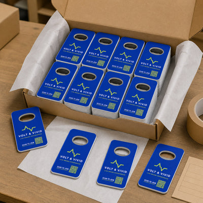 Brand Activation custom logo bottle opener magnet - bulk order prepared for packing