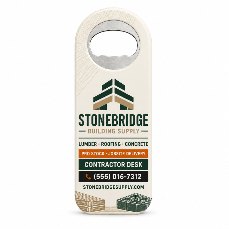 Building Supplier Bottle Opener Magnets
