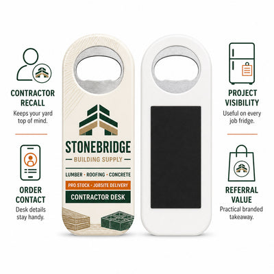 Building Supplier custom logo bottle opener magnet - product features