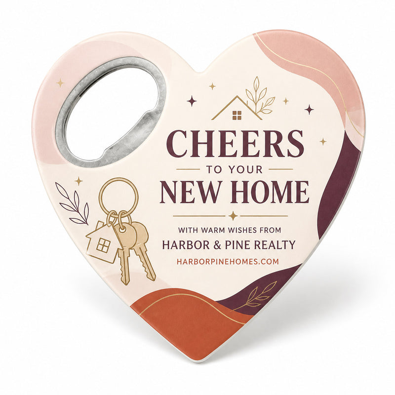 Cheers to Your New Home Bottle Opener Magnets