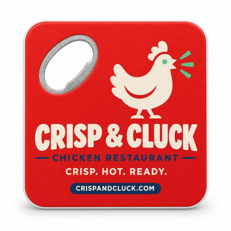 Chicken Restaurant Bottle Opener Magnets