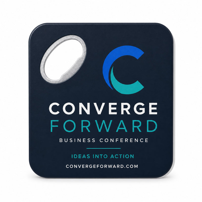 Conference Branded Bottle Opener Magnets