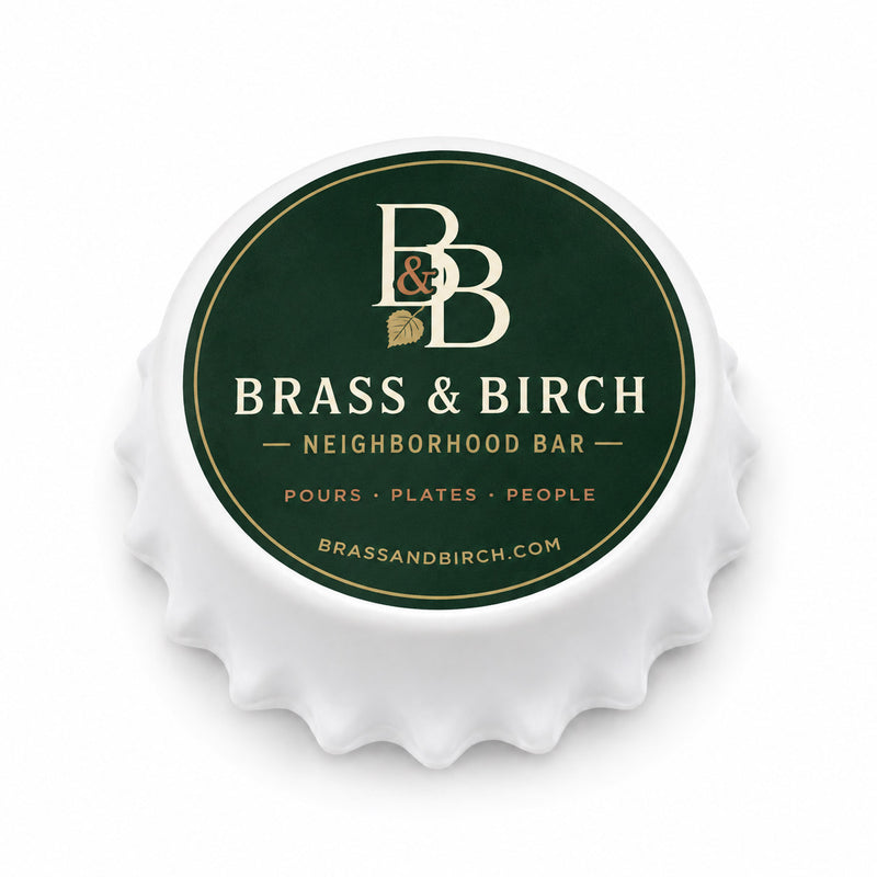 Custom Bar Logo Bottle Opener Magnets