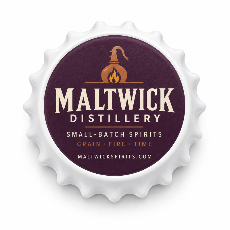 Distillery Logo Bottle Opener Magnets