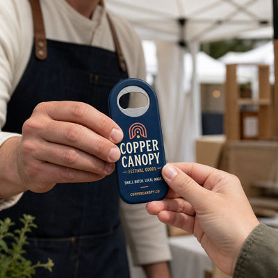 Festival Vendor custom logo bottle opener magnet - promotional bottle opener magnet