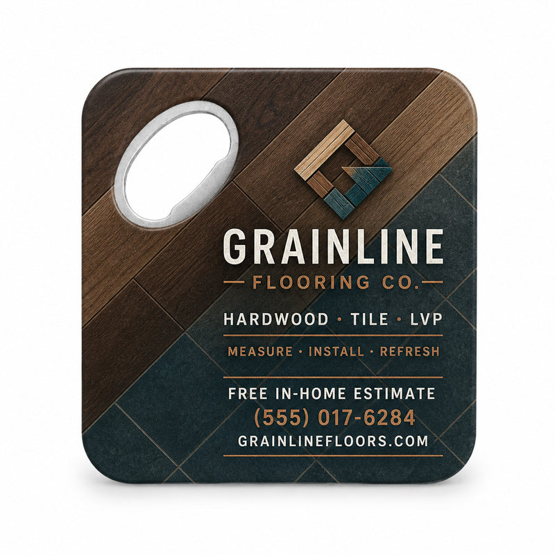 Flooring Company Bottle Opener Magnets