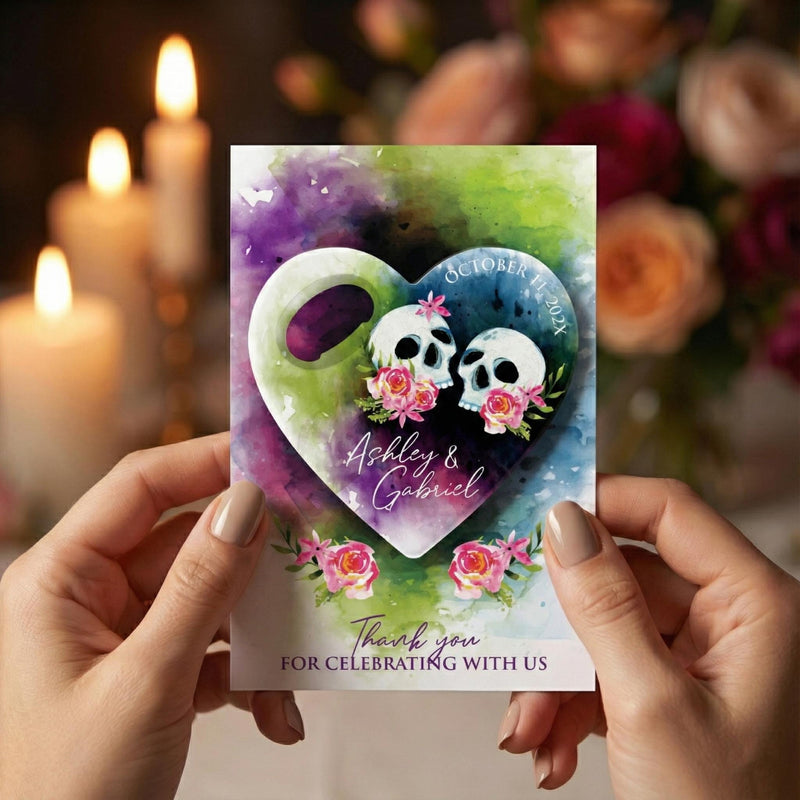 Skull Anniversary Bachelorette Wedding Bottle Opener Magnets
