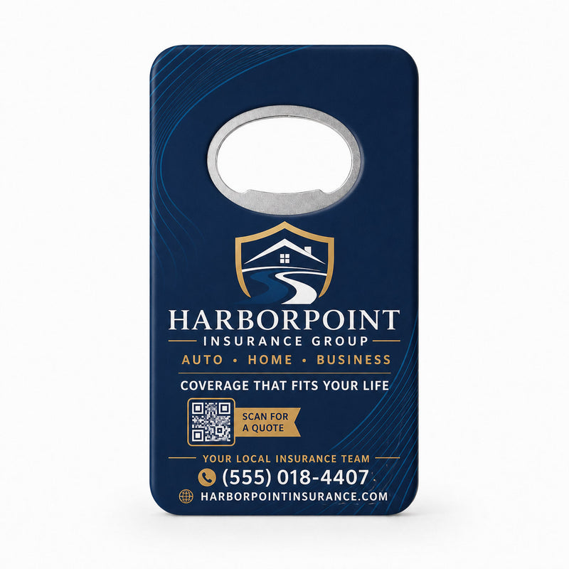 Insurance Agency Bottle Opener Magnets