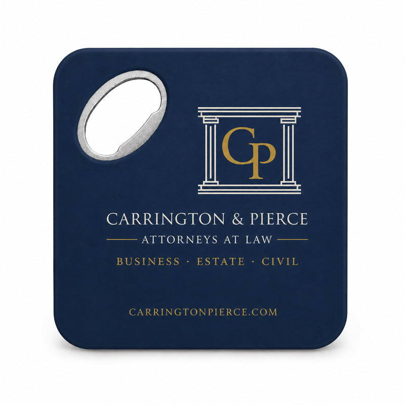 Law Firm Bottle Opener Magnets