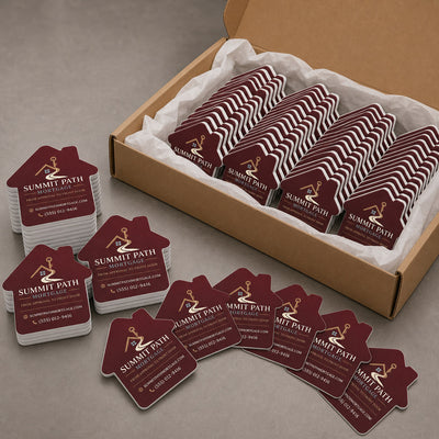 Mortgage Broker Closing custom logo bottle opener magnet - bulk order laid out before packing