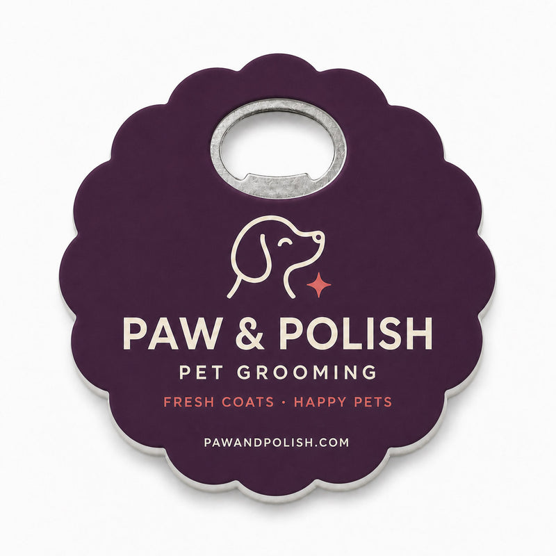 Pet Groomer Bottle Opener Magnets