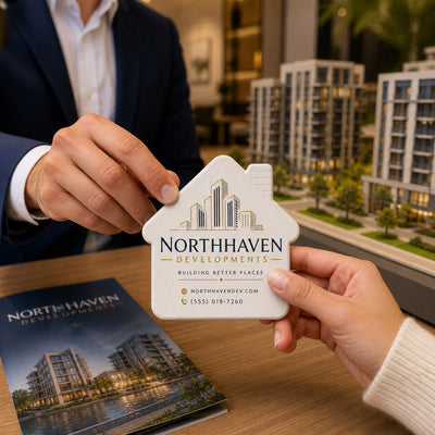 Property Developer custom logo bottle opener magnet - promotional bottle opener magnet