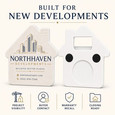 Property Developer custom logo bottle opener magnet - product features