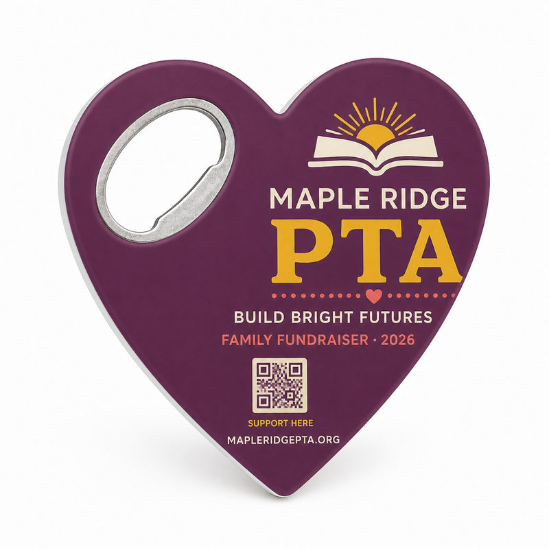 PTA Fundraiser Bottle Opener Magnets
