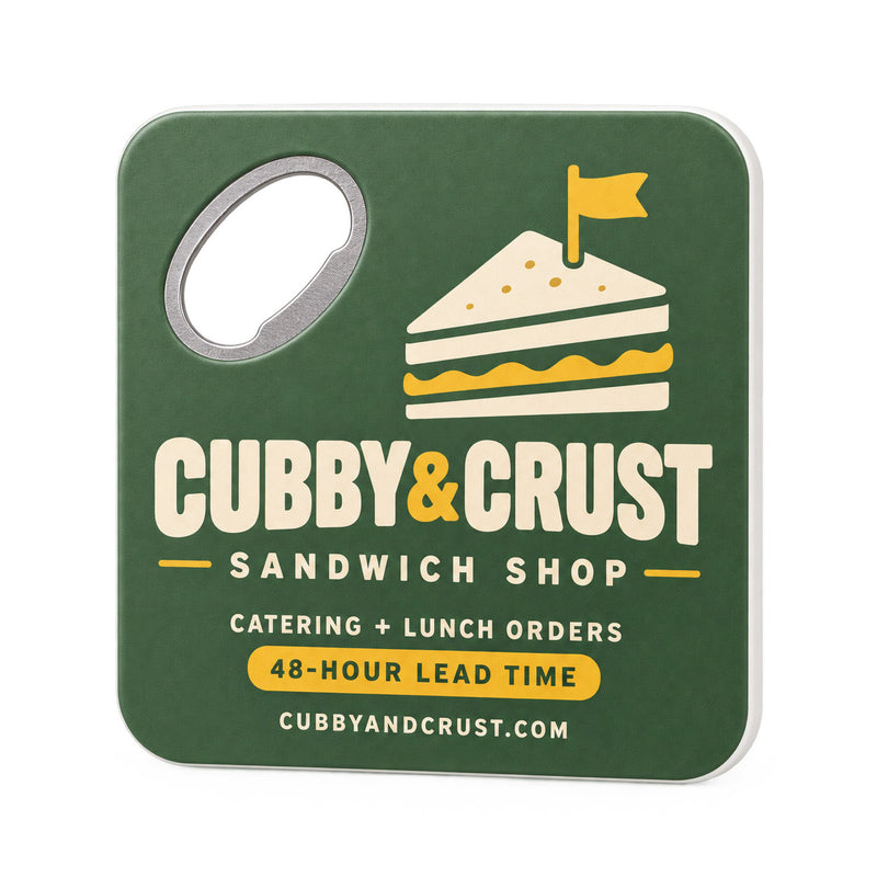Sandwich Shop Bottle Opener Magnets