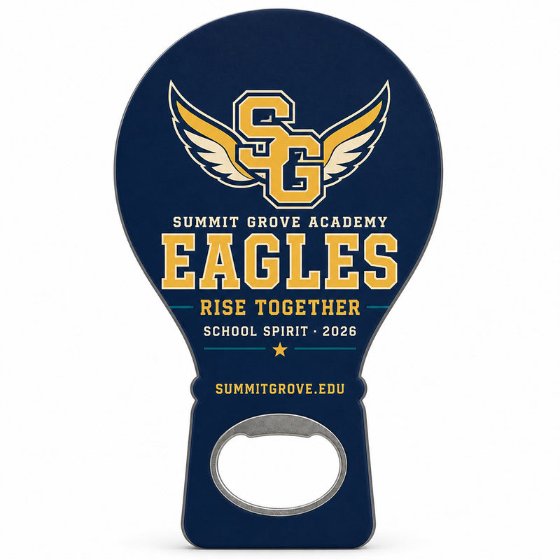 School Spirit Bottle Opener Magnets