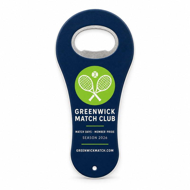 Sports Club Logo Bottle Opener Magnets