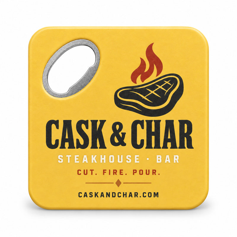 Steakhouse Bottle Opener Magnets