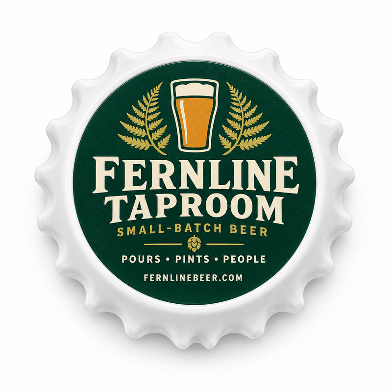Taproom Logo Bottle Opener Magnets