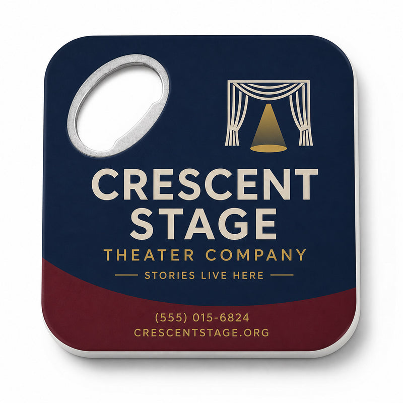 Theater Company Bottle Opener Magnets